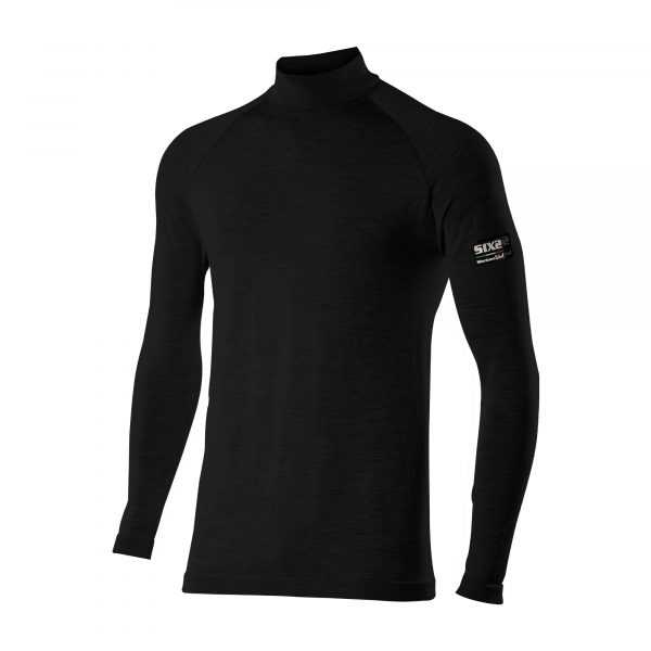 Merino Wool long-sleeve mock turtleneck jersey - Afbeelding 7