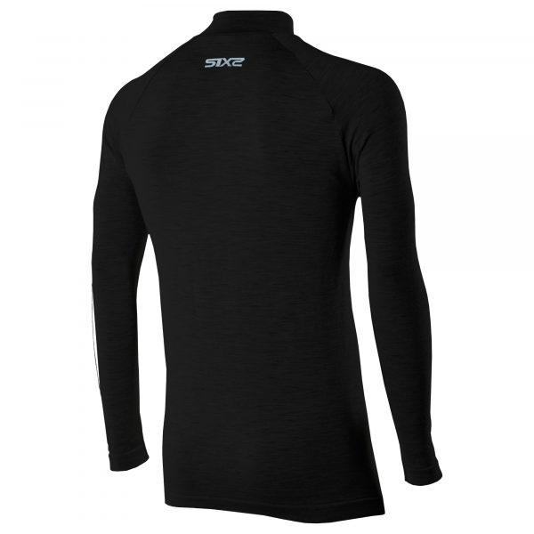 Merino Wool long-sleeve mock turtleneck jersey - Afbeelding 8