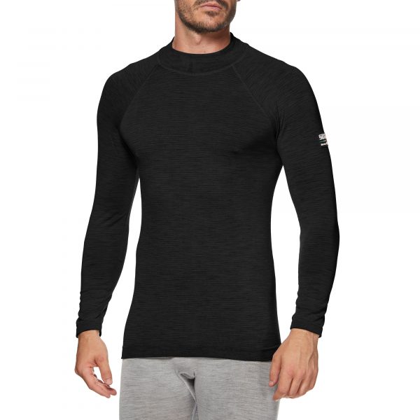 Merino Wool long-sleeve mock turtleneck jersey - Afbeelding 9