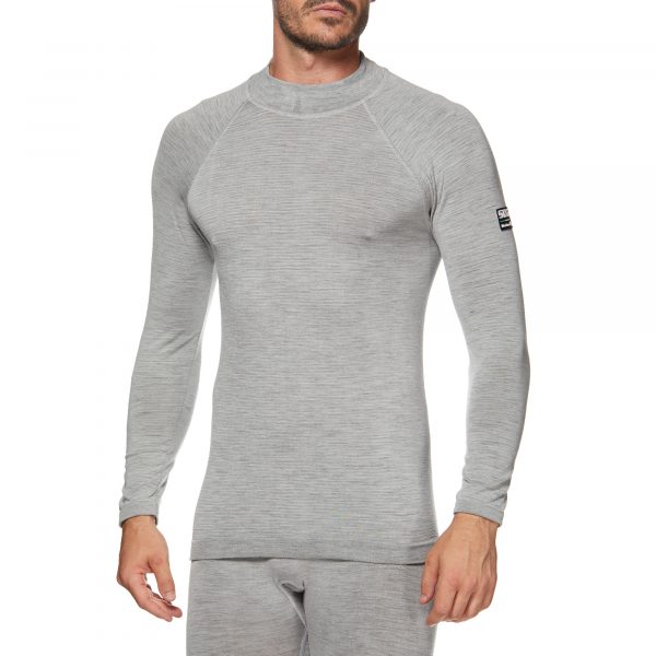 Merino Wool long-sleeve mock turtleneck jersey - Afbeelding 3